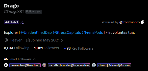 Has key and smarts followers